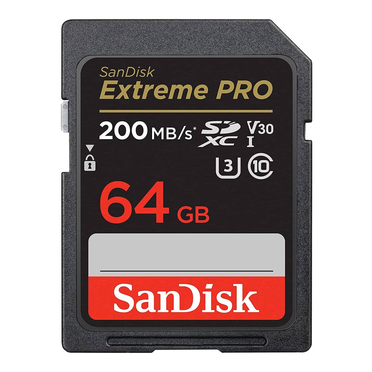 SanDisk - 64GB Extreme Pro SDXC UHS-I Memory Card