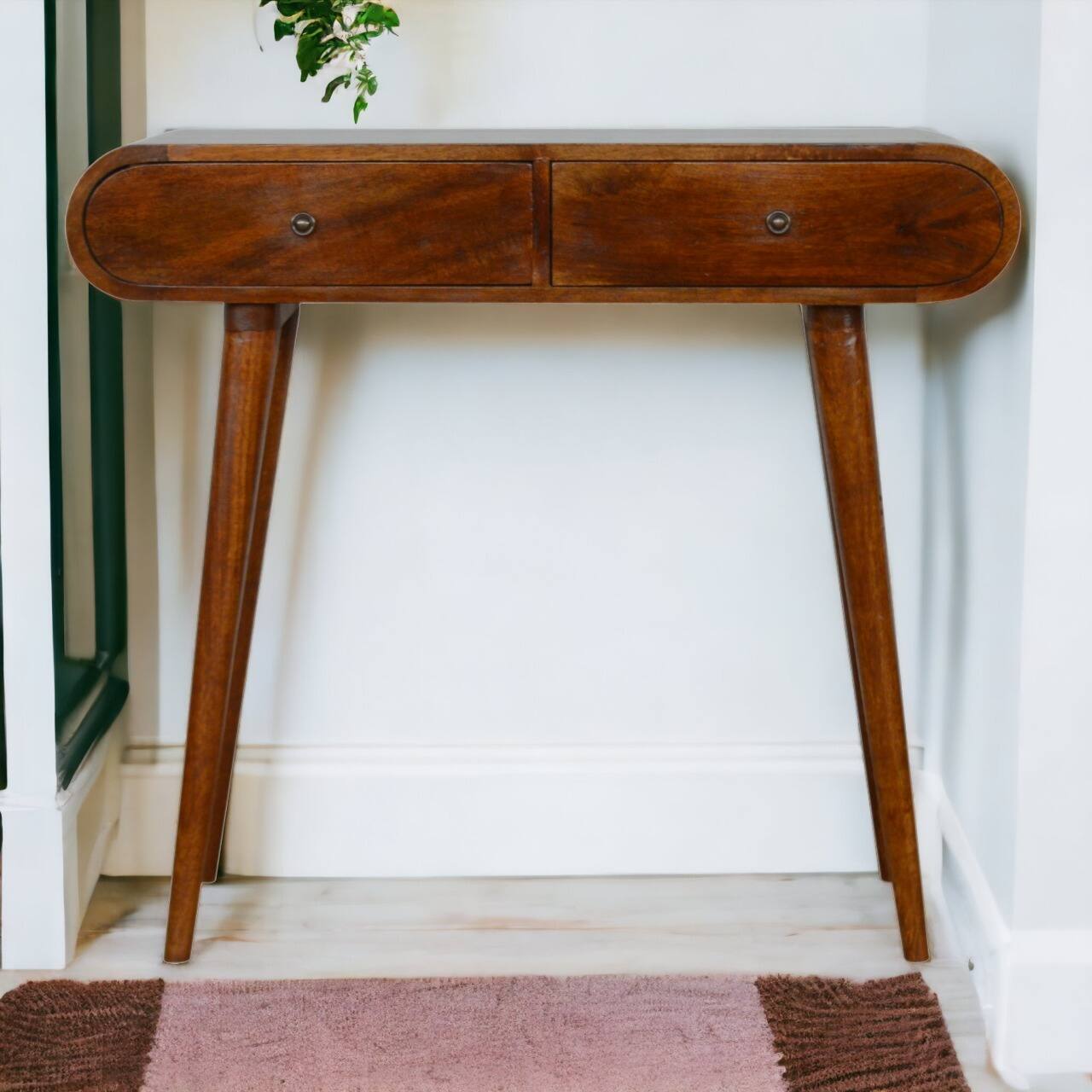 Alt View 9. Artisan Furniture - Chestnut London Console Table - Dark Brown.