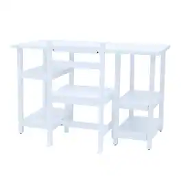 Teamson Kids - Fantasy Fields Play Desk with Shelves and Chair - White