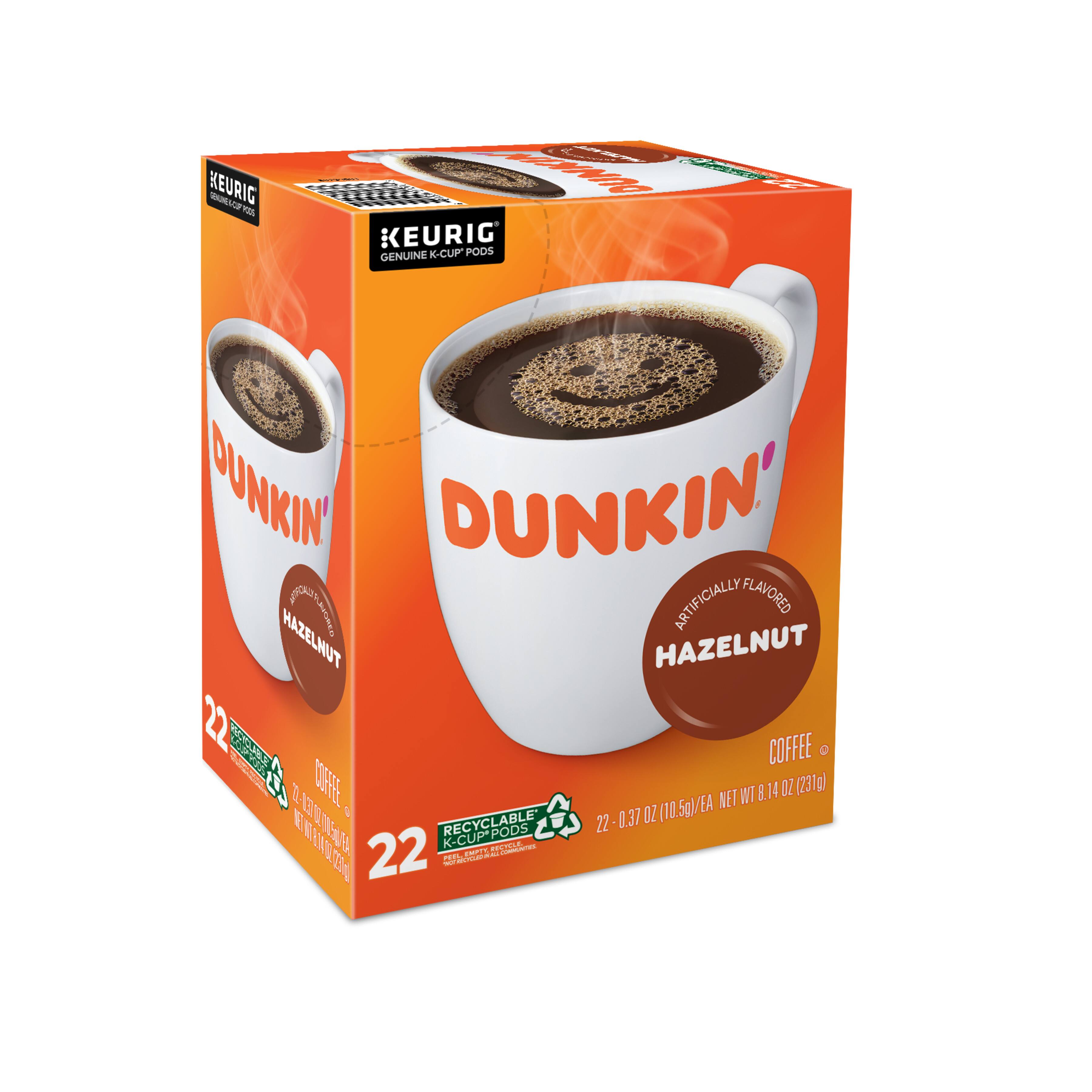 Alt View 14. Dunkin' Donuts - Dunkin' Hazelnut, Keurig Single Serve K-Cup Pods, Medium Roast Coffee, 22 Count.