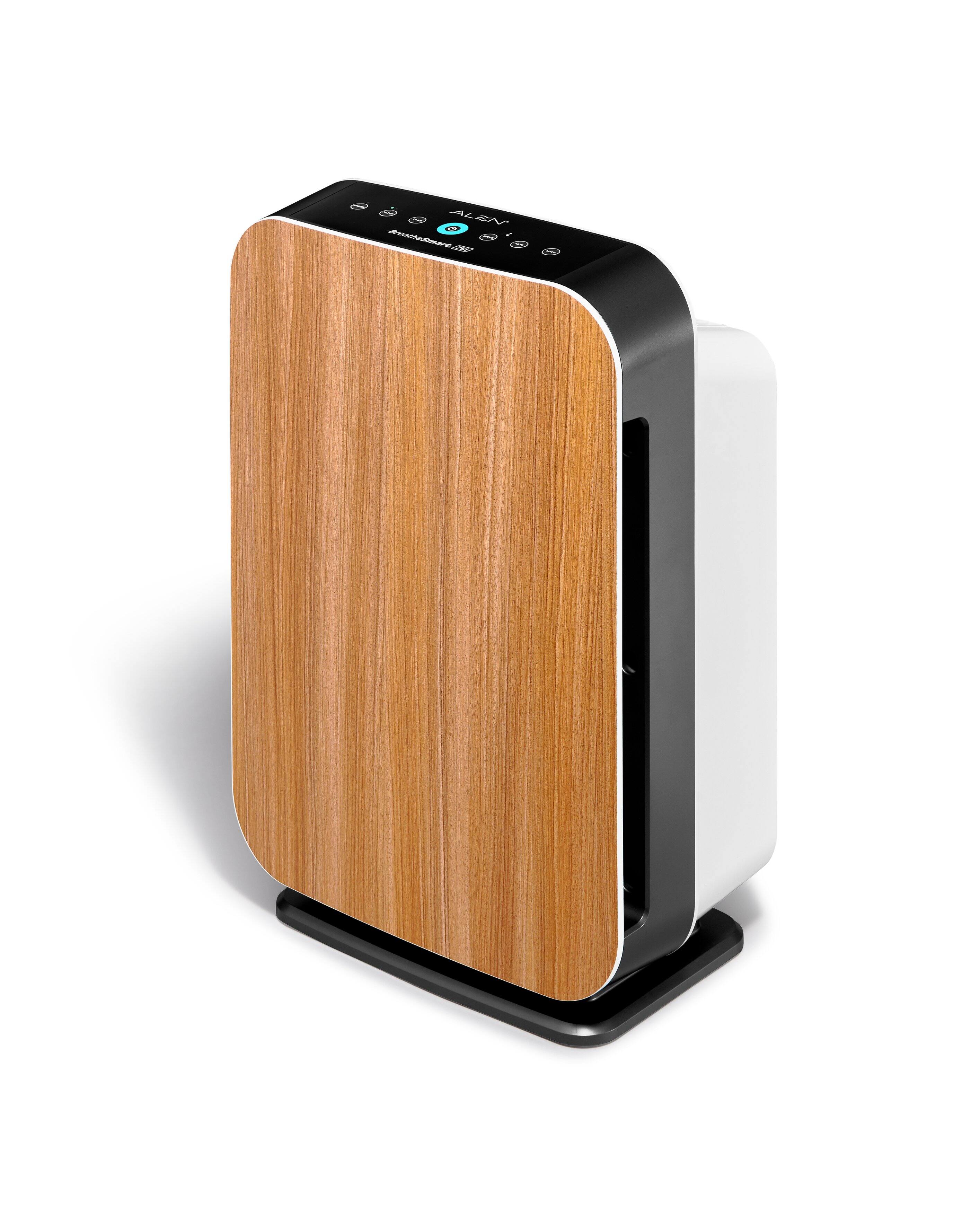 Angle. Alen - BreatheSmart 75i 1300 SqFt Air Purifier with Fresh HEPA Filter for Allergens, Dust, Odors & Smoke - Oak.