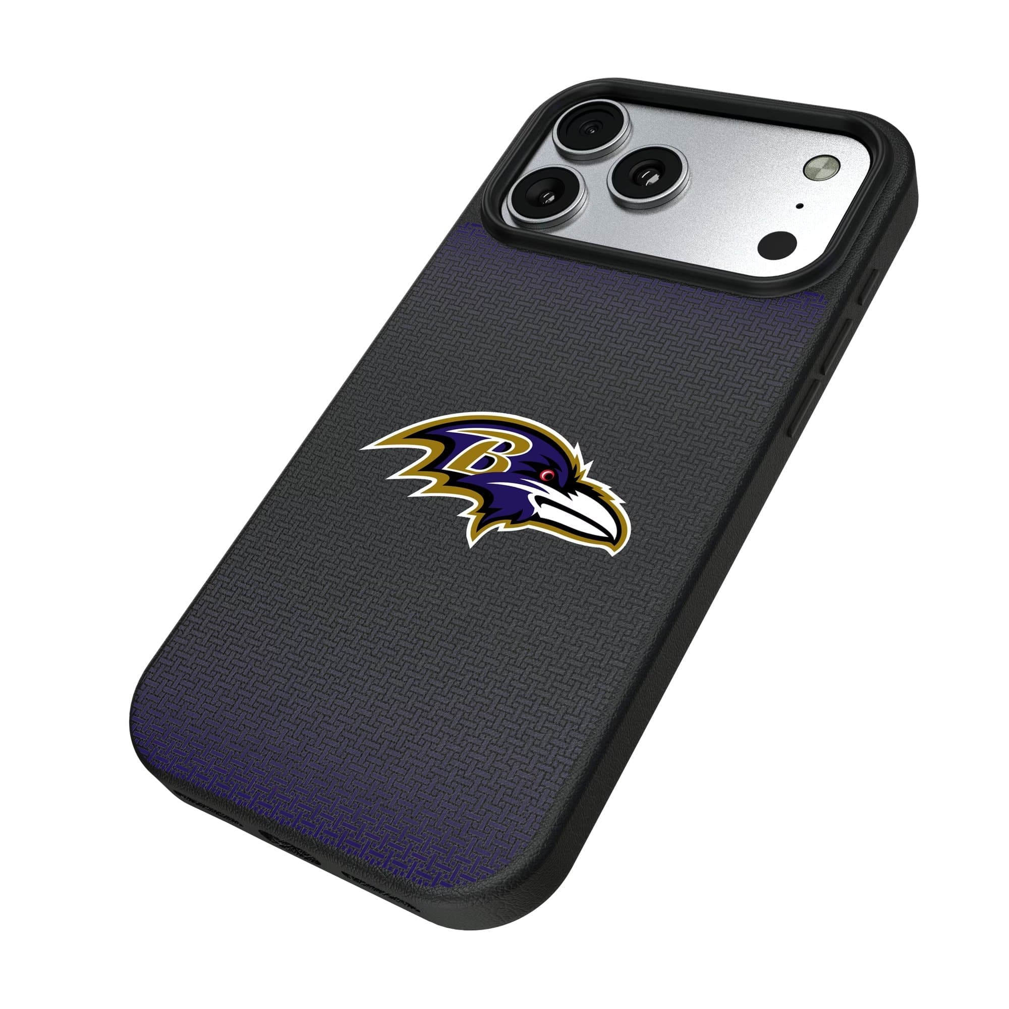 Keyscaper NFL Baltimore Ravens Linen Logo iPhone Magnetic Bump