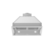 Alt View 2. ZLINE - 28 in. Ducted Wall Mount Range Hood Insert in Stainless Steel (698-28) (698-28) - Stainless steel.