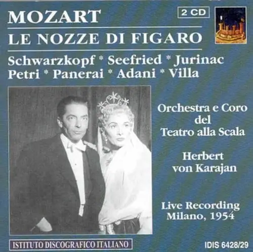 Mozart / Adani / Calabrese / Jurinac - Marriage of Figa   - COMPACT DISCS [CD]