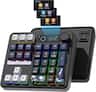 Womier - SK30 Mechanical Numpad, Mini Keyboard,Macro Software RGB Number Pad Hotswap with Screen & Knob for Mac Windows - Black