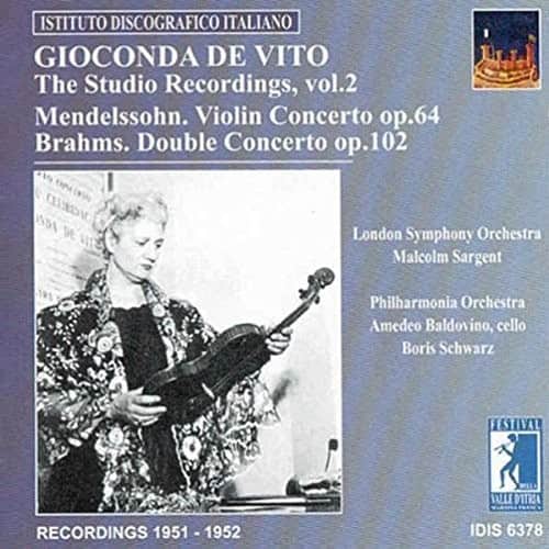 Brahms / Mendelssohn - Studio  - COMPACT DISCS