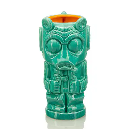 Front. Star Wars - Star Wars Greedo 15oz Geeki Tikis Ceramic Mug - Green.