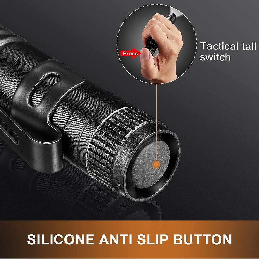 - Tactical tall switch
- Press
- SILICONE ANTI SLIP BUTTON