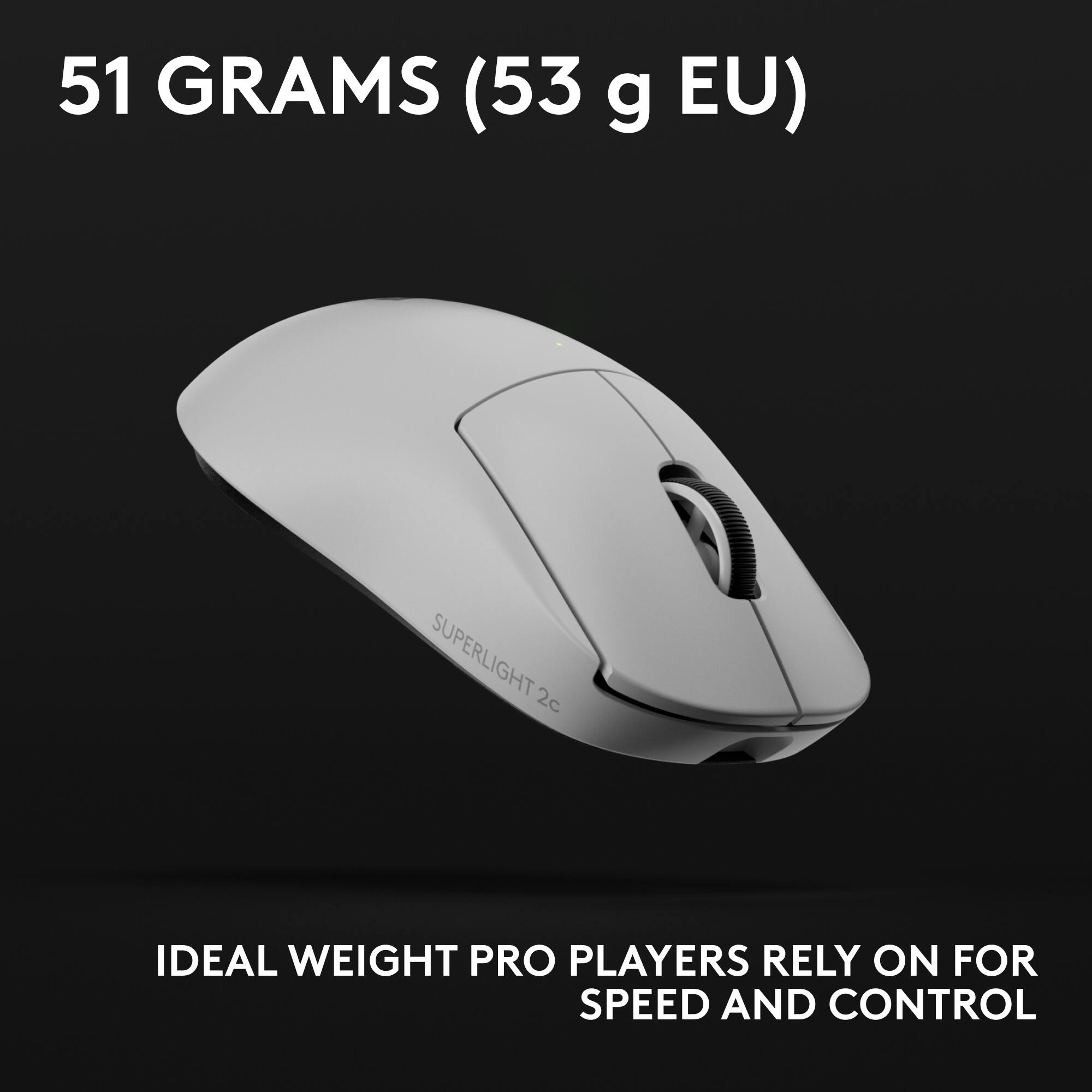 Logicool PRO X SUPERLIGHT 2c ホワイト Logitech PRO X SUPERLIGHT 2c LIGHTSPEED Lightweight Compact