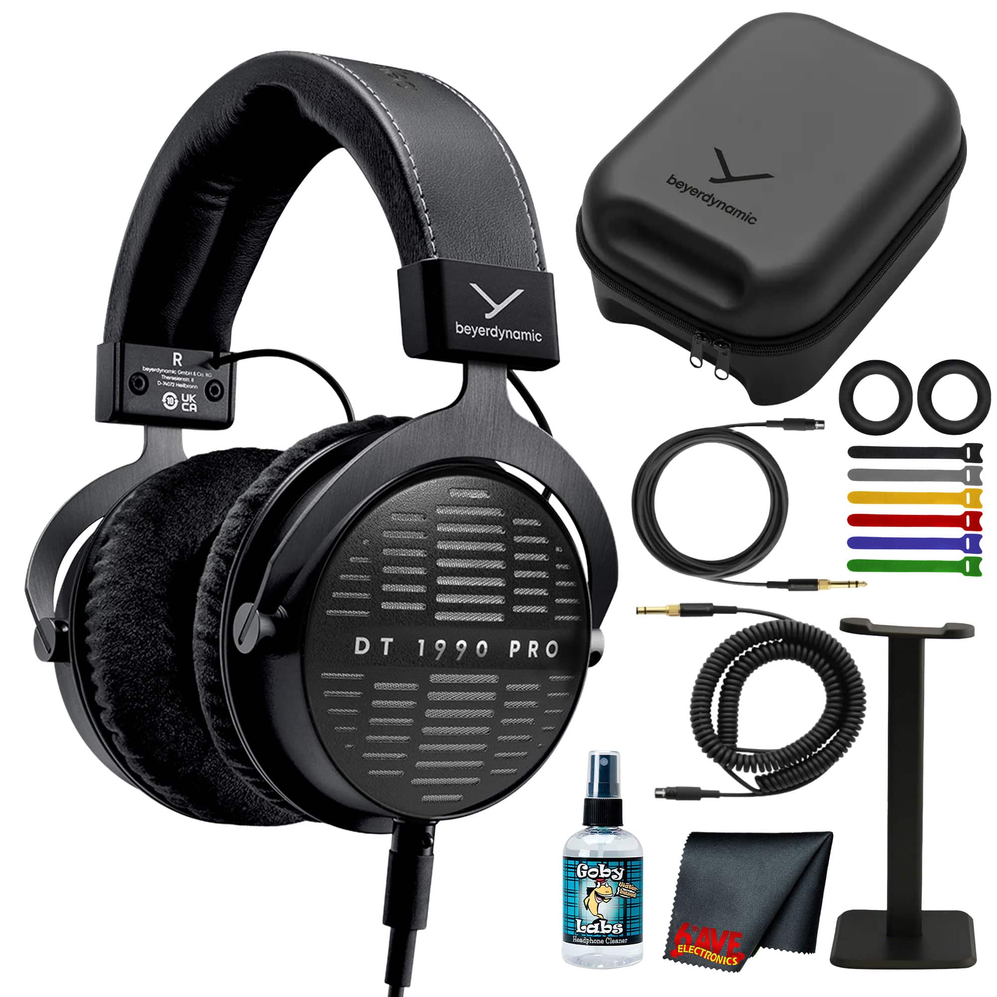 Bundle - Beyerdynamic - DT 1990 PRO MKII Open Back Studio Reference Headphones ()
