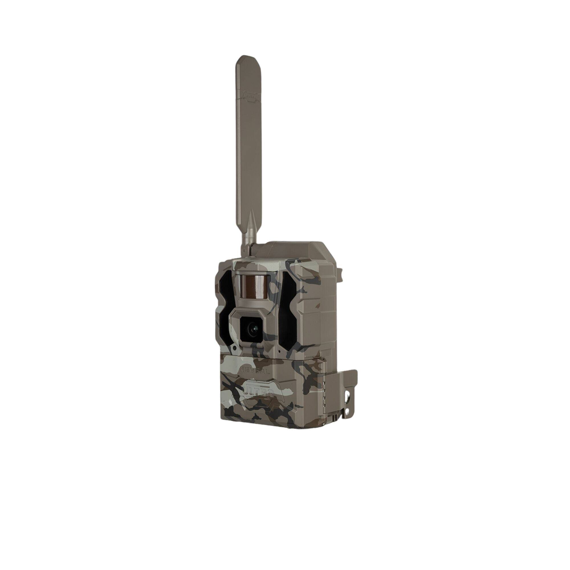 Left. Tactacam - Reveal by Tactacam Ultra Cellular Trail Camera - Camo.