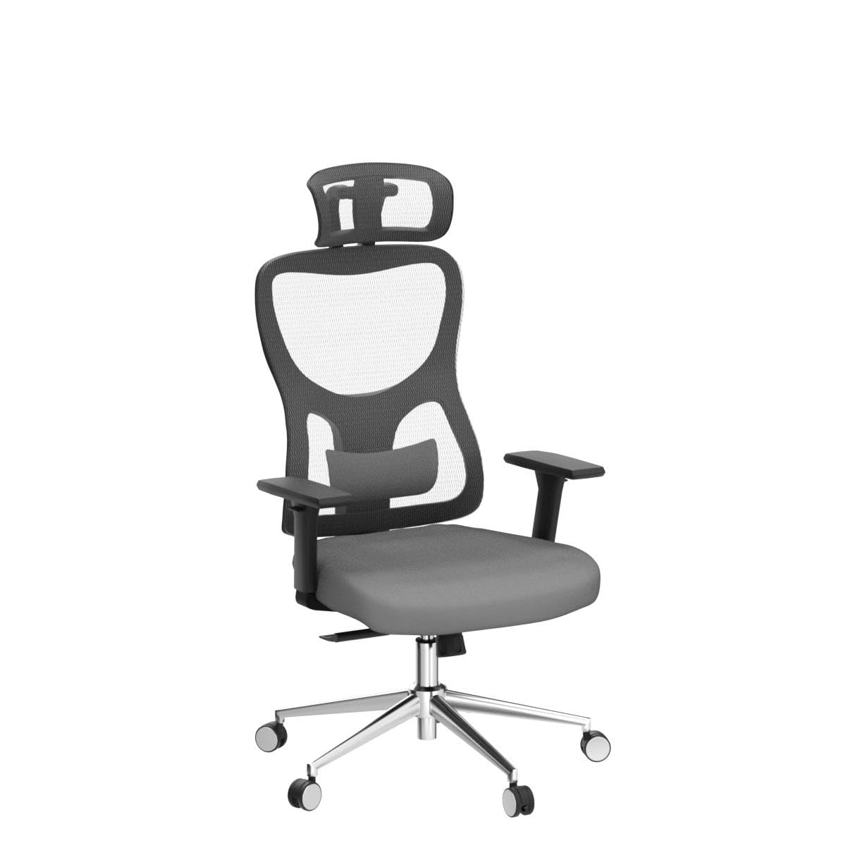 Alt View 4. Lirago - Ergonomic High Back Mesh Arm Chair Adjustable Headrest Lumbar Support 3D Armrests Office Chair Black - Black.