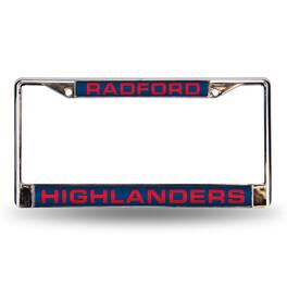 Rico Industries - Radford Highlanders Chrome Metal Laser Cut License Plate Frame - Multi
