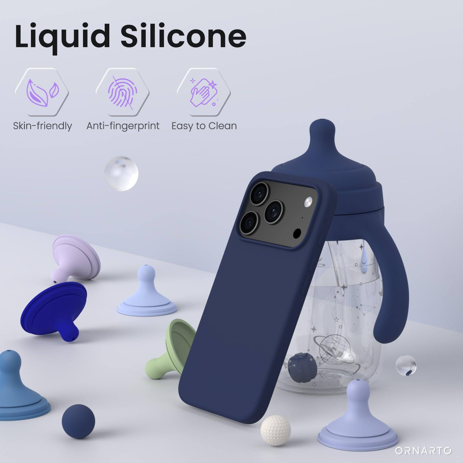 Liquid Silicone

Skin-friendly  
Anti-fingerprint  
Easy to Clean  

ORNARTO