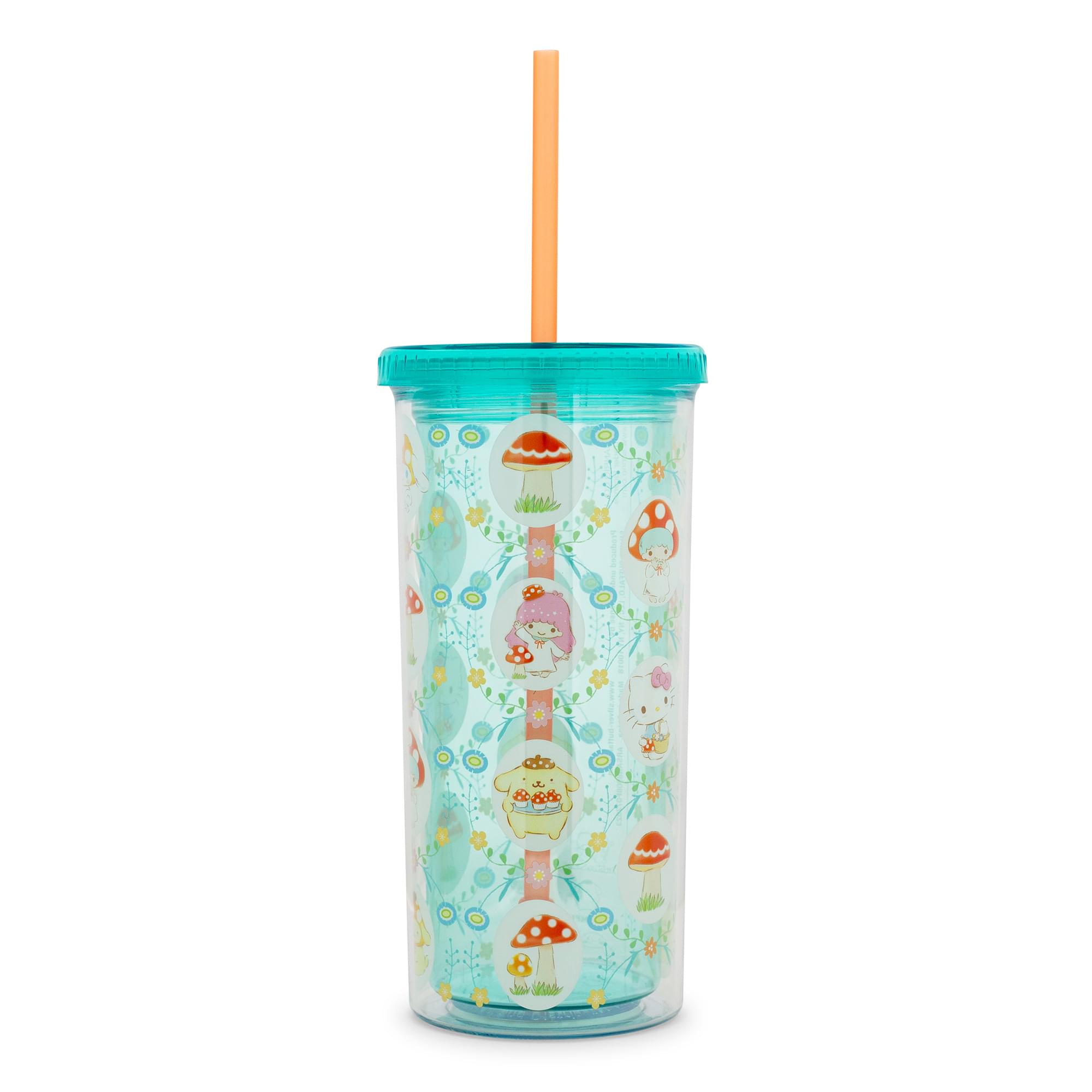 Alt View 1. Silver Buffalo - Sanrio Hello Kitty and Friends Mushroom Crew Carnival Cup | Holds 20 Ounces - Blue.