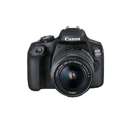 Canon EOS 2000D EF-S 18-55mm LENS ZOOM 1:3.5-5.6 IS - 58mm