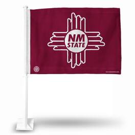 Rico Industries - New Mexico State Aggies 14x19 Double Sided Window Mount Car Flag - Multi