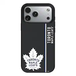 Keyscaper - NHL - Toronto Maple Leafs Sidebar Magnetic iPhone Case - 15 Pro - Black