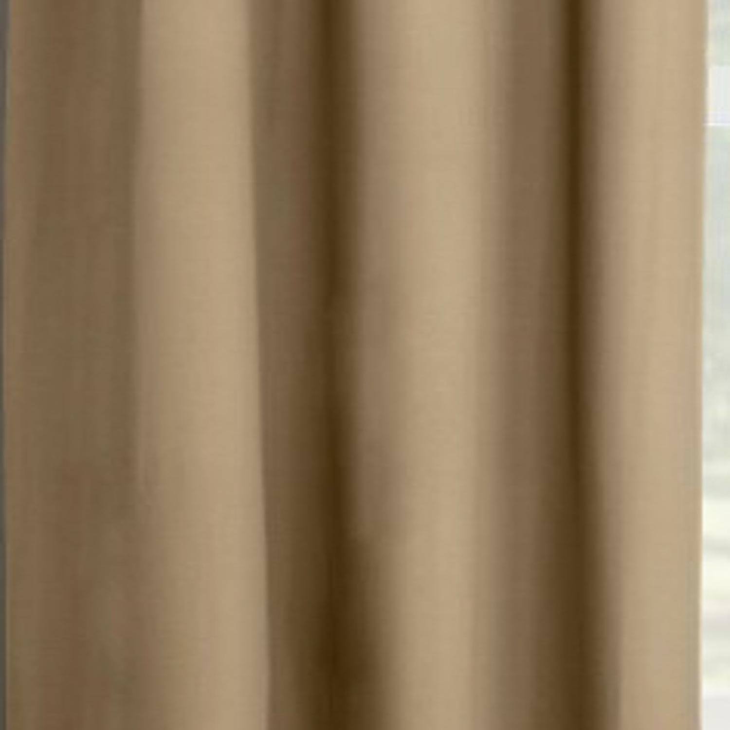 Left. Commonwealth Home Fashions - Commonwealth Thermalogic Prelude Insulated Grommet Top Window Panel - 40x84" - Taupe - Taupe.