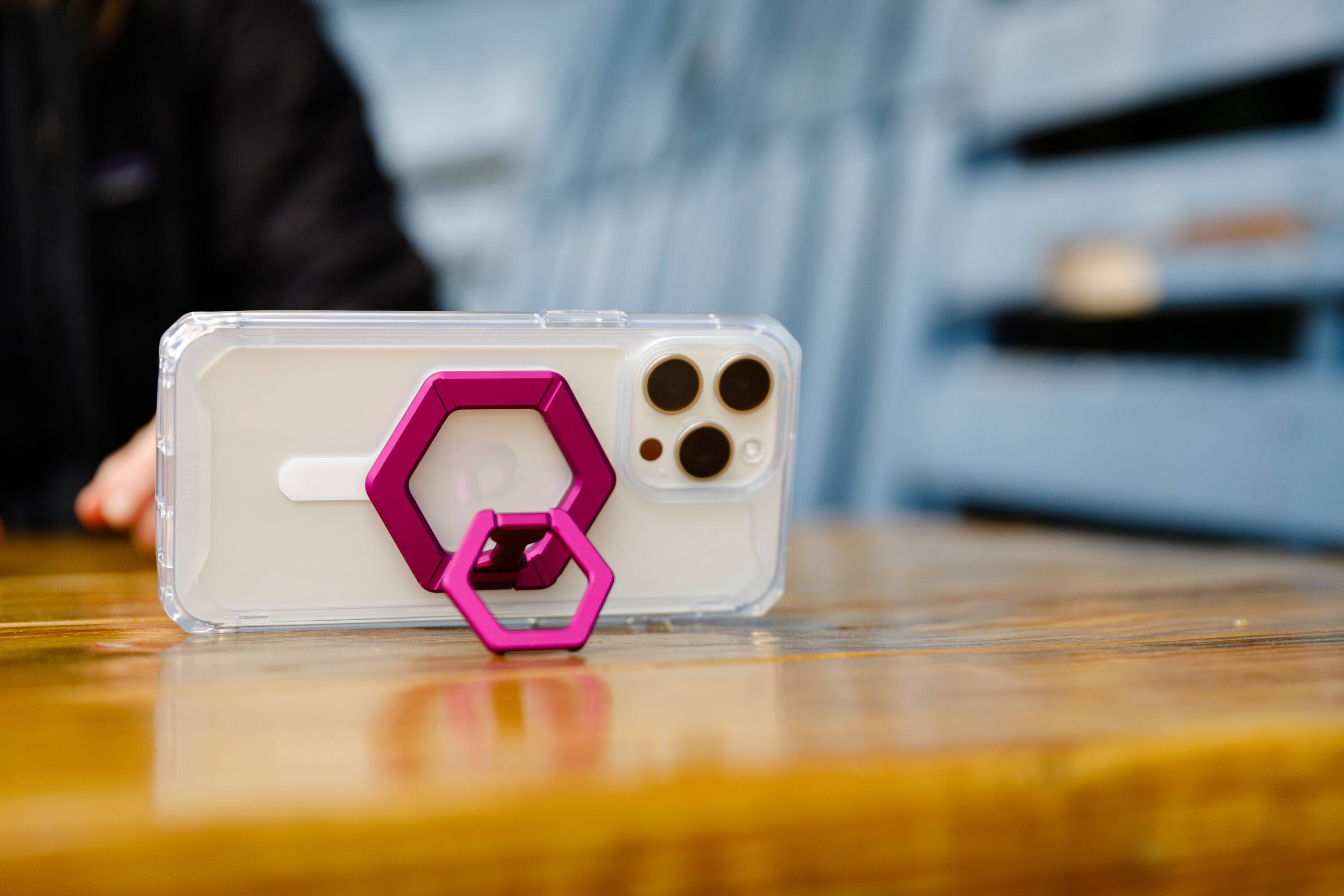 Alt View 22. UAG - Magnetic Ring Stand - Orchid Pink.