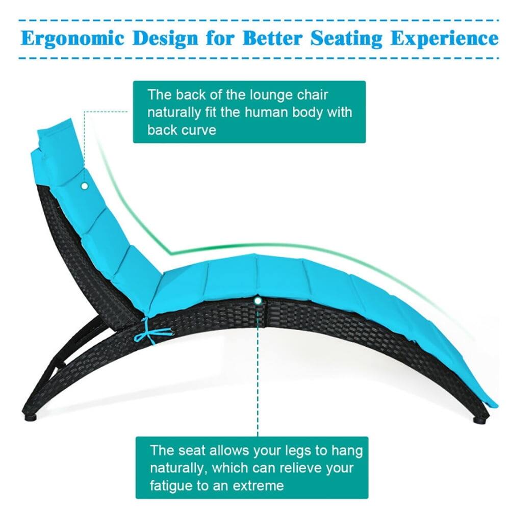 Ergonomic Design for Better Seating Experience

The back of the lounge chair naturally fits the human body with back curve

The seat allows your legs to hang naturally, which can relieve your fatigue to an extreme