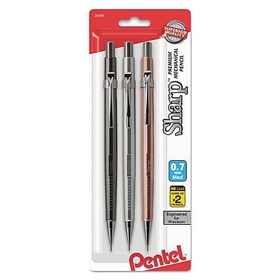 9 QUALITY PREMIUM MECHANICAL PENCILS  
Sharp 0.7 mm Medium  
Engineered for Precision  
Pentel