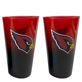 The Memory Company - Arizona Cardinals Two-Pack 16oz. Ombre Pint Glass Set - Multicolor