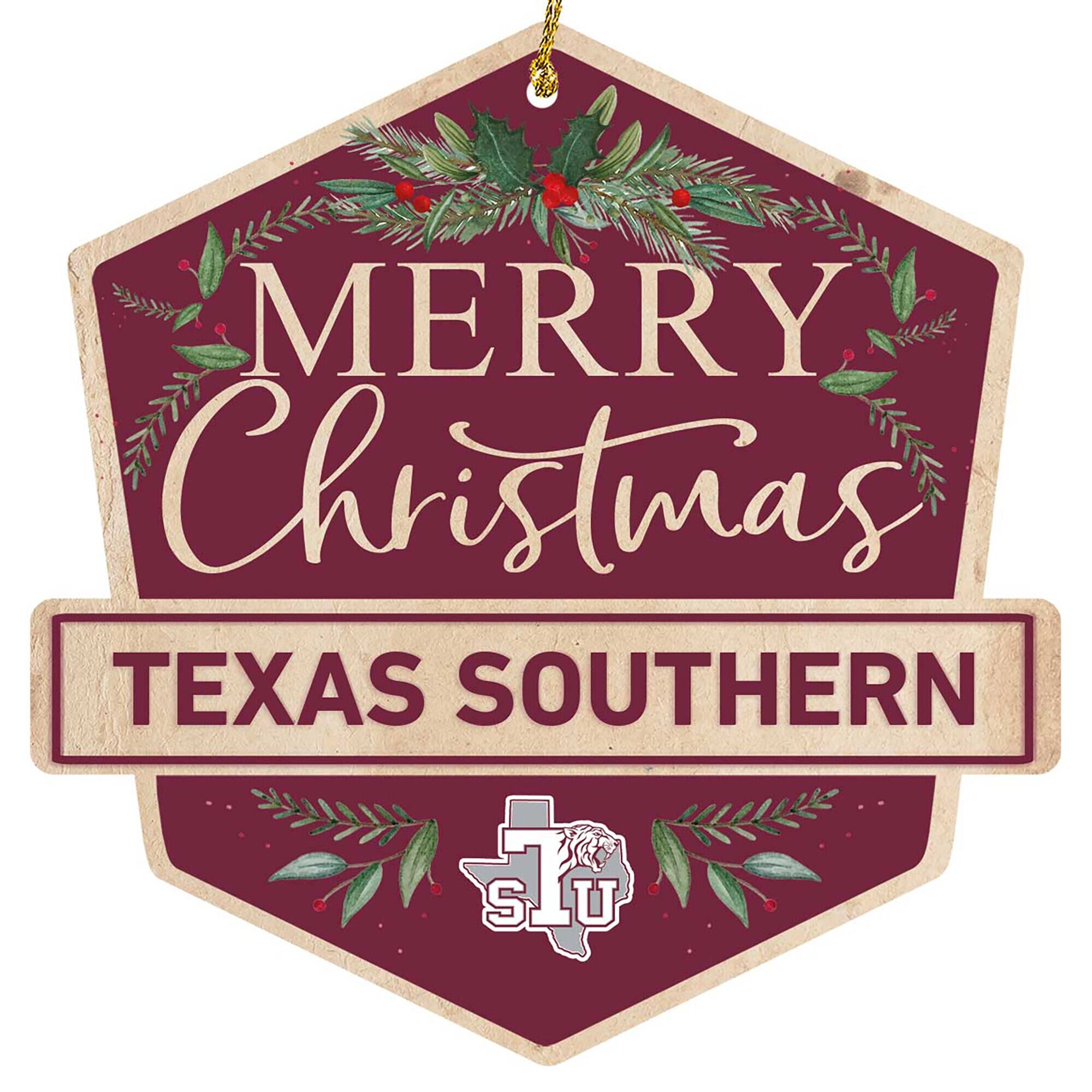 MERRY Christmas  
TEXAS SOUTHERN  
TSU