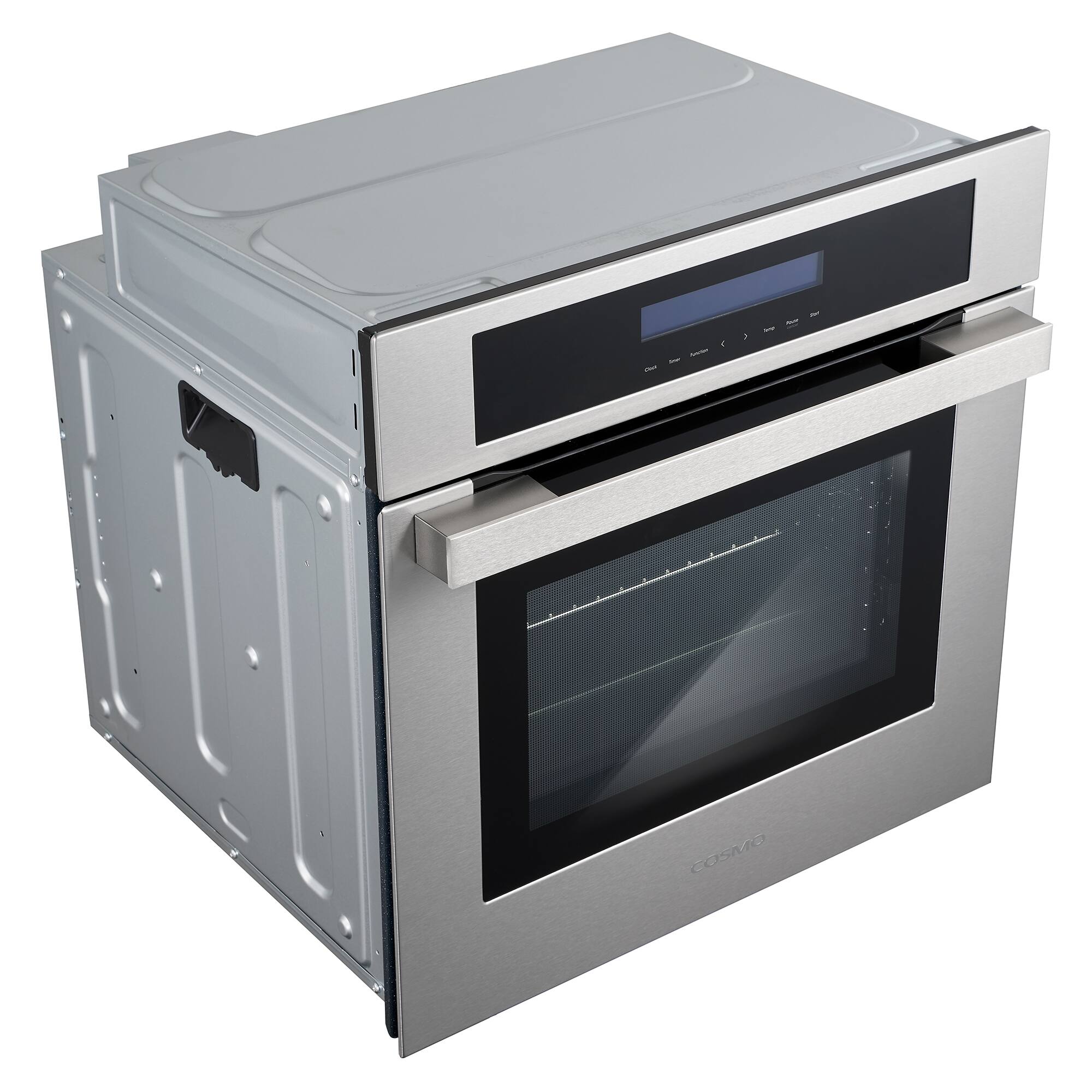 Alt View 4. COSMO - C106SIX-PT 24 in. Lumin Collection 2.5 cu. ft. Electric Wall Oven, 8 Functions and True European Convection - Stainless Steel.