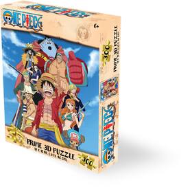 PopMarket - One Piece - Group 300 pc 12x18 3D Lenticular Puzzle AE Exclusive - COLLECTIBLES - Multicolor