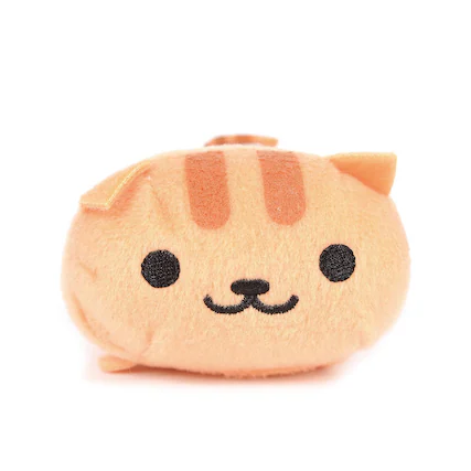 Front. Little Buddy - Neko Atsume: Kitty Collector 4" Plush: Fred - Beige.