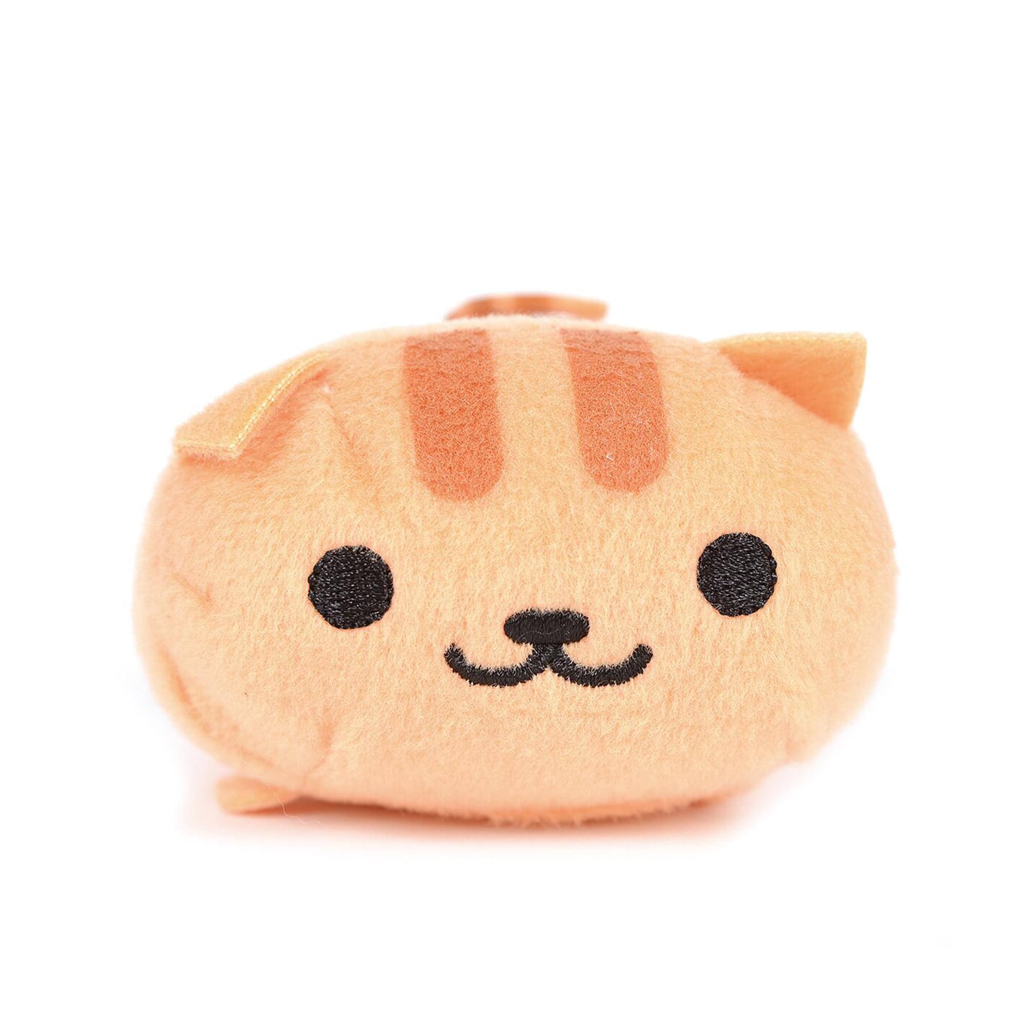 Front. Little Buddy - Neko Atsume: Kitty Collector 4" Plush: Fred - Beige.