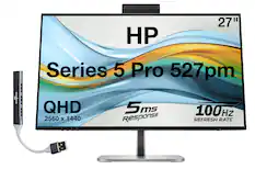 HP Series 5 Pro 27" 527pm QHD 2560 x 1440 5ms Response 100Hz Refresh Rate