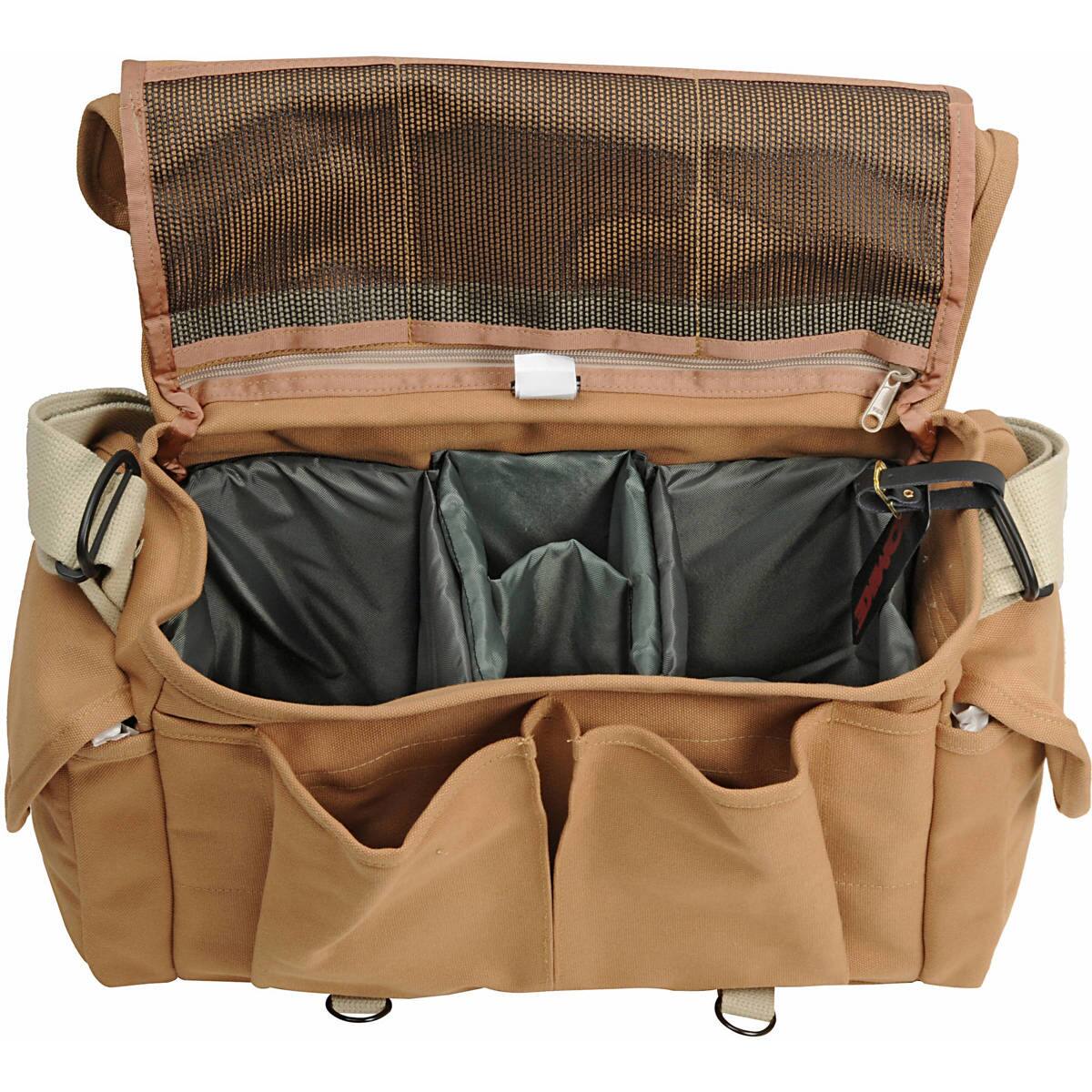 Alt View 1. Domke - Domke F-7 Double AF Canvas Camera Bag, Sand.