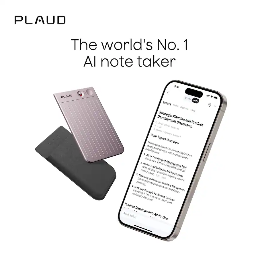 PLAUD Note Smart AI Voice/Audio Recorder Starlight PLD-64G-ST - Best Buy