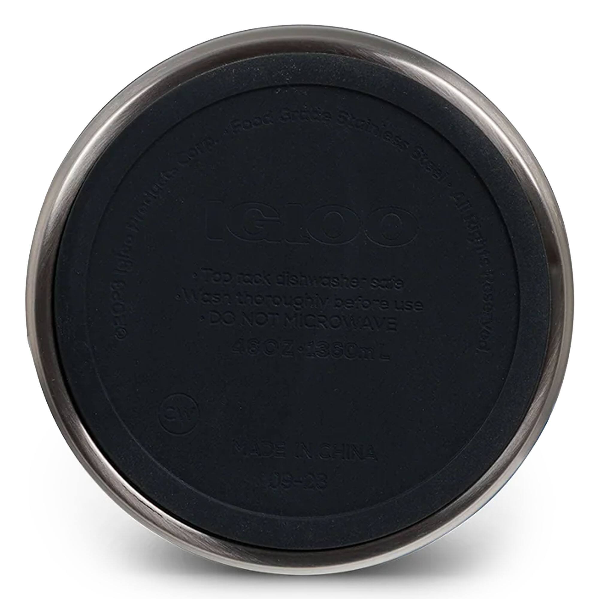 Food Grade Stainless Steel Products  
IGIOO  
All Rights Reserved  
Top rack dishwasher safe  
Do not microwave  
480Z / 1360mL  
Made in China  
09-23