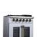 Alt View 10. Forno Appliances - Capriasca 4.32 Cu. Ft. Freestanding Gas Convection Range with French Doors - White.