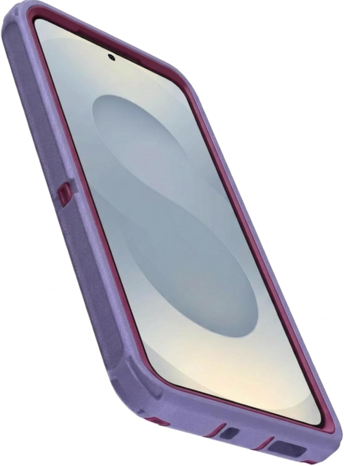 Back. OtterBox - OtterBox - Defender Series Pro Hard Shell for Samsung Galaxy S25 - Violet Current (Purple & Pink).