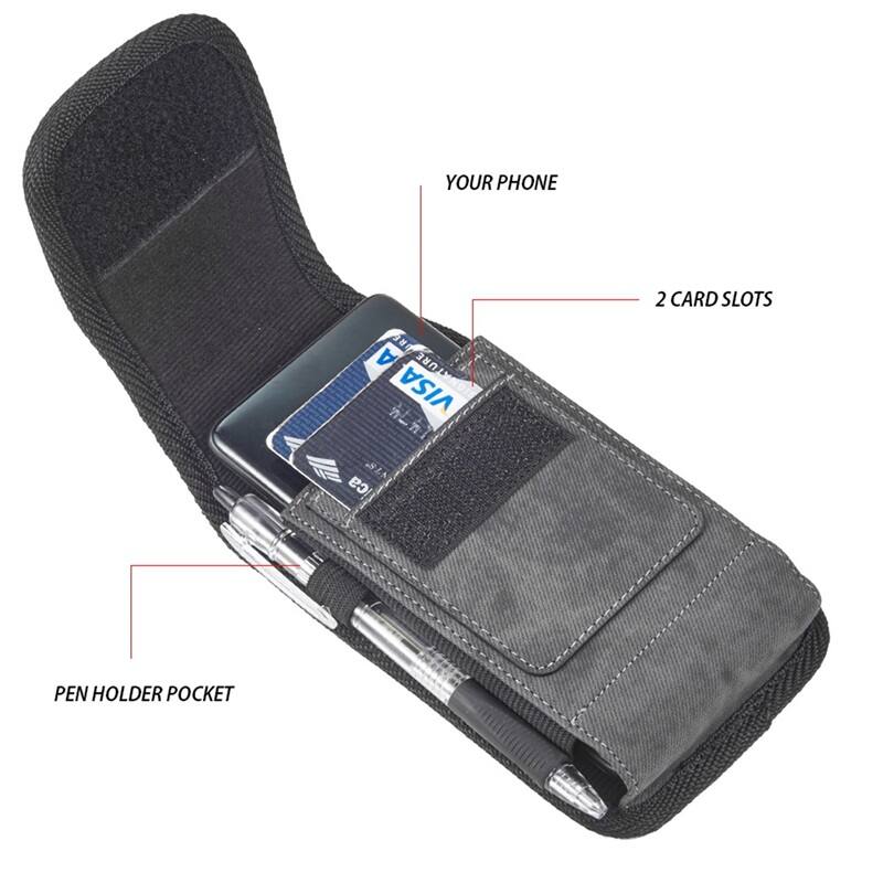 YOUR PHONE, 2 CARD SLOTS, PEN HOLDER POCKET