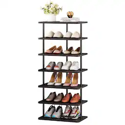 Black + Rustic Dark Brown 7 Tier-Large