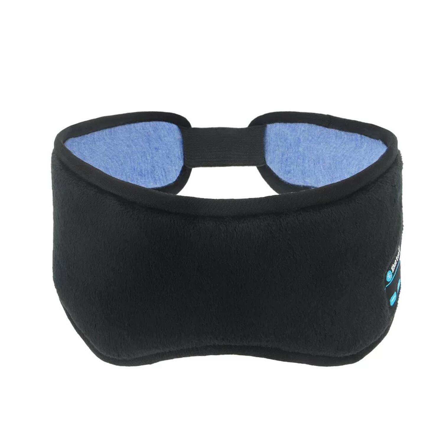 Front. Skanty Furniture - Sleep Headphones, Bluetooth Sleep Mask, Cotton Headband Earphones, Washable Soft Blackout Eye Cover for Side Sleeper - Black.