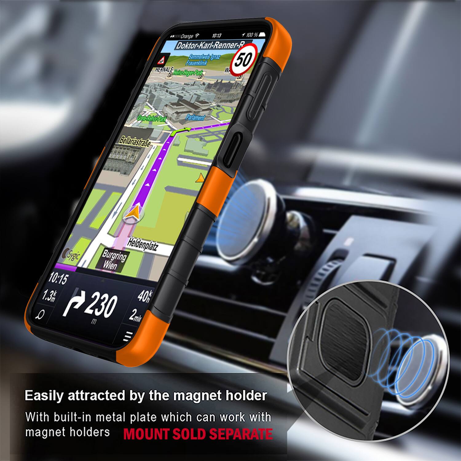 Orange M 100% Doktor-Karl-Renner-R Schmmaleeds pr 50 4 Frazenkina HERALS S o Graa Primet Bellariastrae Heldenplatz Sygic Burgring Wien 10:15 1.3% 40k A 230 2ml M Easily attracted by the magnet holder With built-in metal plate which can work with magnet holders MOUNT SOLD SEPARATE