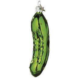 Ganz - Christmas Holiday Traditional Glass Pickle Ornament 4 inch - Green