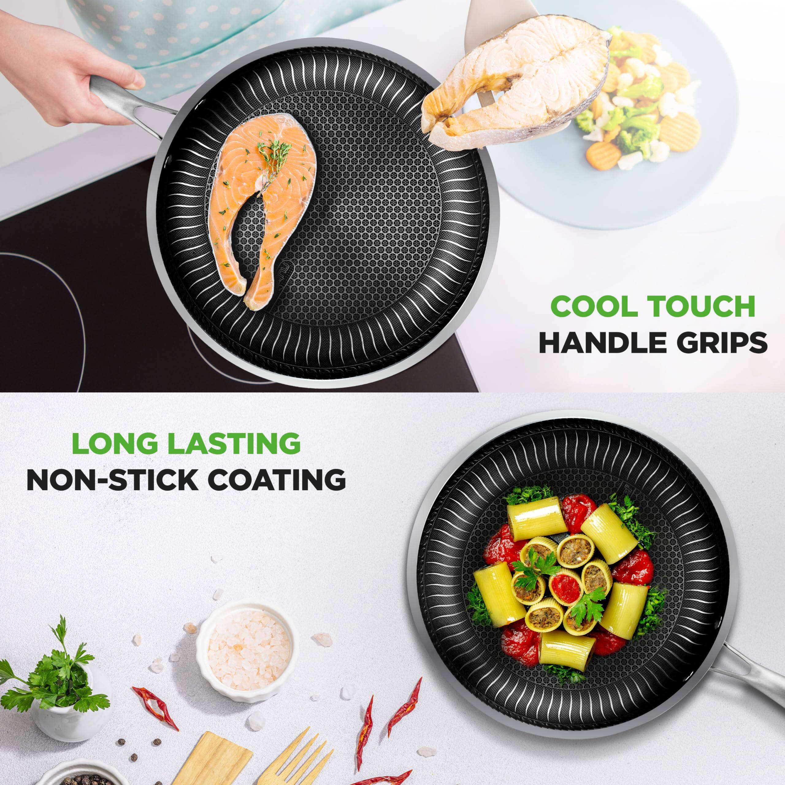 COOL TOUCH HANDLE GRIPS

LONG LASTING NON-STICK COATING
