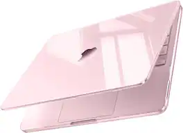 mosiso - Ultra-Thin Hard Shell for MacBook Neo 13-inch Case A3404 A18 Pro Chip (2026), Seamless Close Protective Cover - Crystal Blush