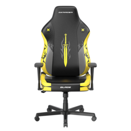 DXRacer - Blade Series Gaming Chair – Fireblade Edition with 3D Armrests & Ergonomic Reclining Design - Black