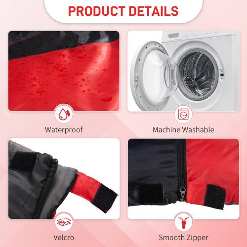 PRODUCT DETAILS  
- Waterproof  
- Machine Washable  
- Velcro  
- Smooth Zipper