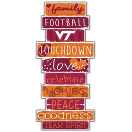 Fan Creations - Virginia Tech Hokies 5'' x 24'' Celebrations Stack Sign - Multicolor