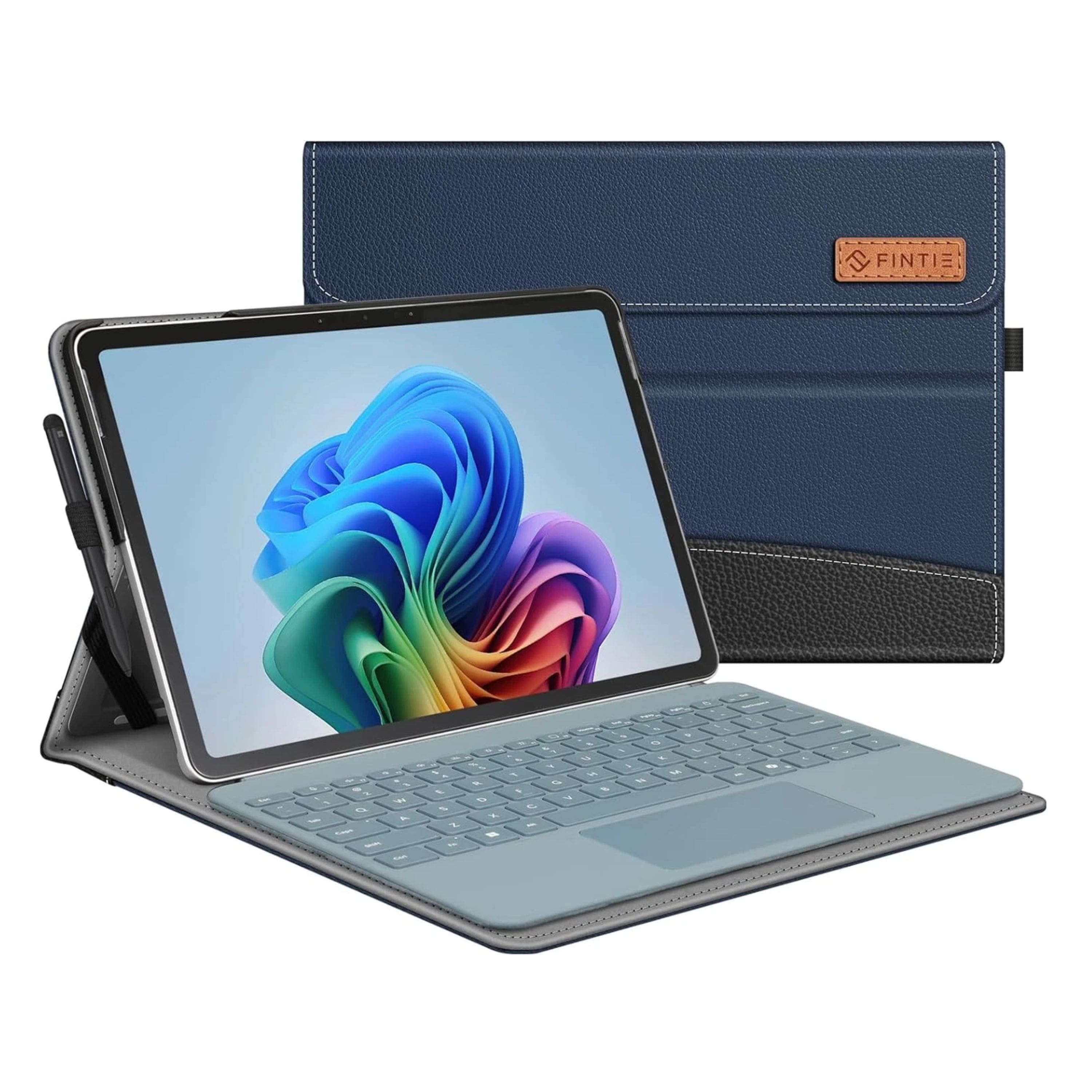Kitcheniva - Folding Folio Case For Microsoft Surface Pro 12 Inch 1st Edition 2025 - Navy/Black price history on PriceWatchPro