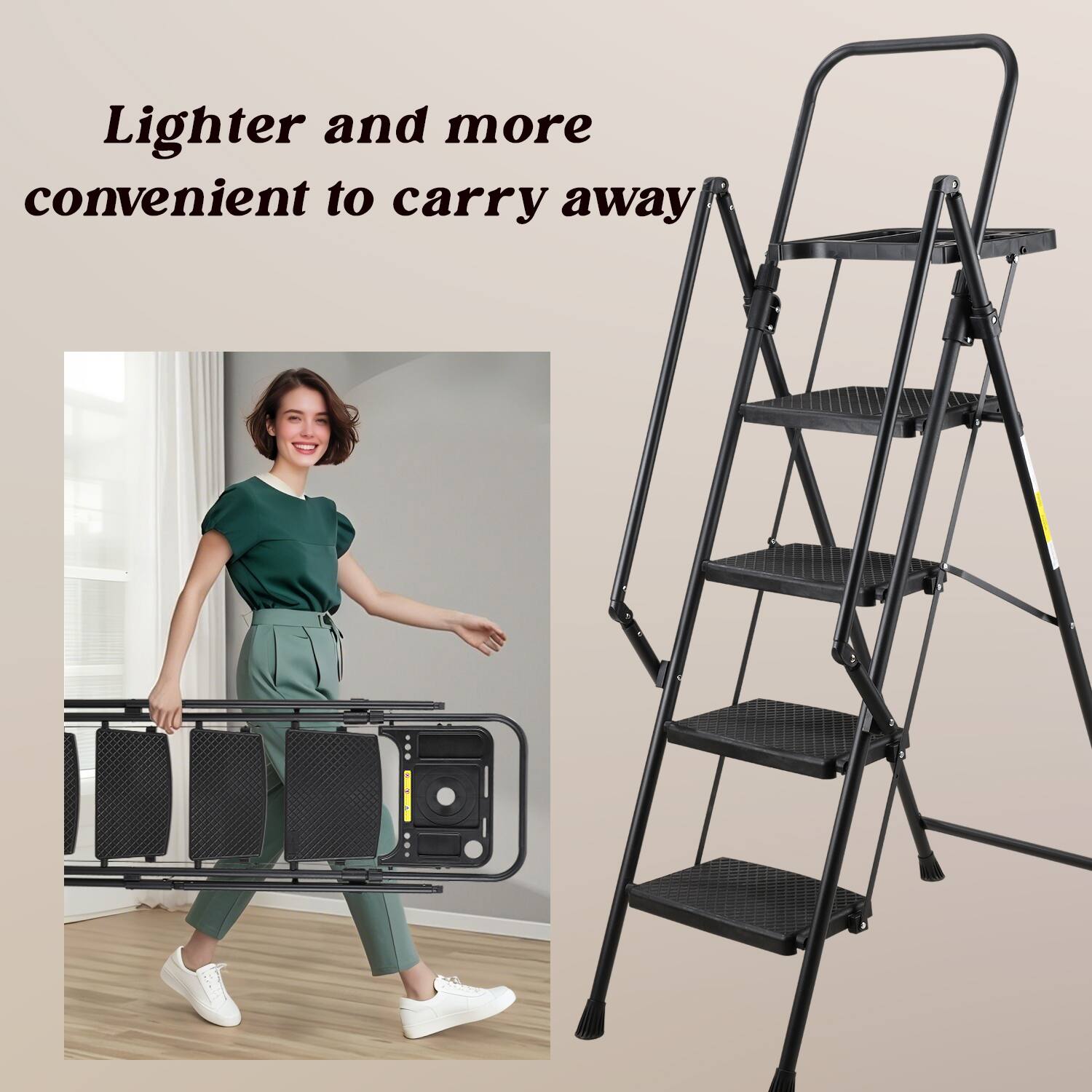 Lighter and more convenient to carry away